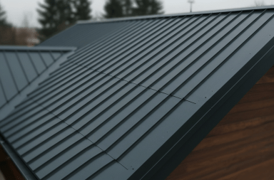 picture of a roof pitch for metal roofs